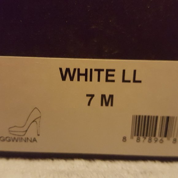 Guess Winna Women's Size 7 White Platform Stiletto Pumps - Picture 2 of 4